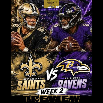 Saints Week 2 Preview vs Ravens cover