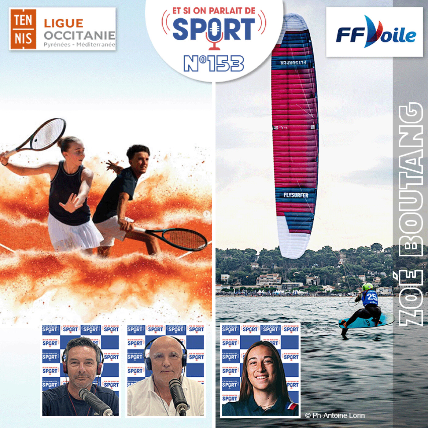 Emission N°153 - Tennis et Kitefoil episode artwork
