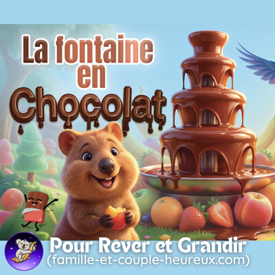 Au pays de la fontaine en chocolat 🍫 | Histoire pour s’endormir | Conte audio – Patricia voix douce cover