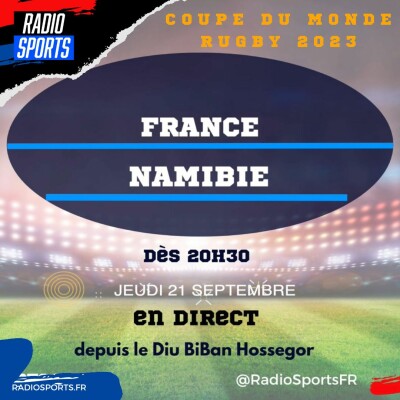 FRANCE v NAMIBIE, POULE A cover