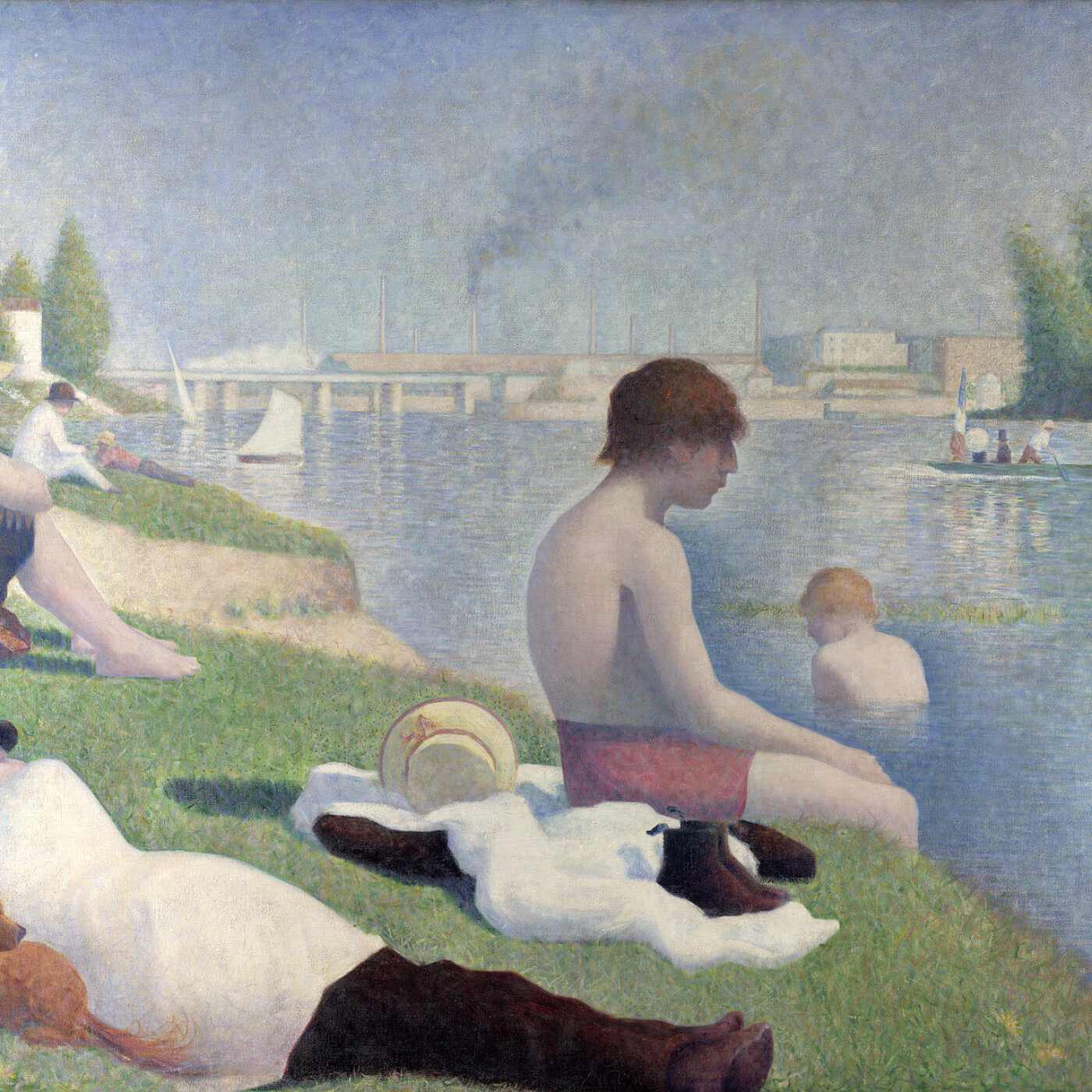 Une baignade à Asnières