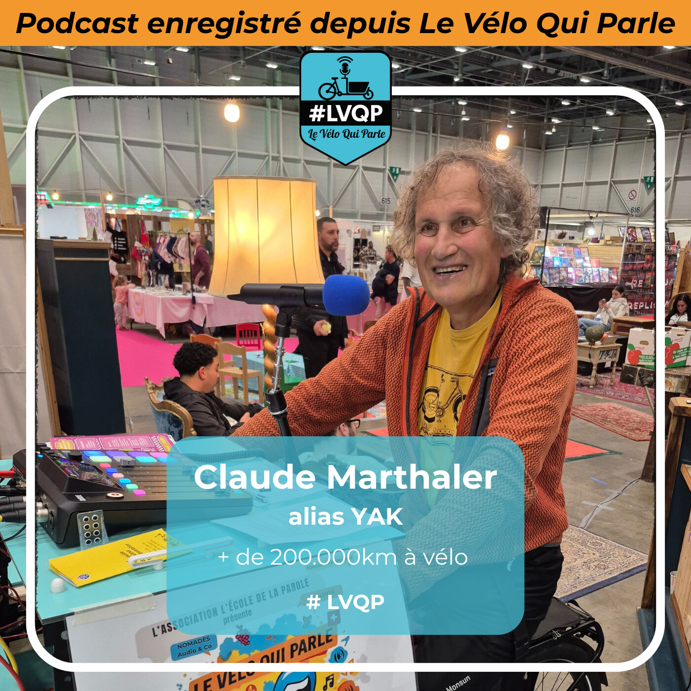 Le YAK, alias Claude Marthaler est venu nous aider à inaugurer le vélo qui parle ! episode artwork