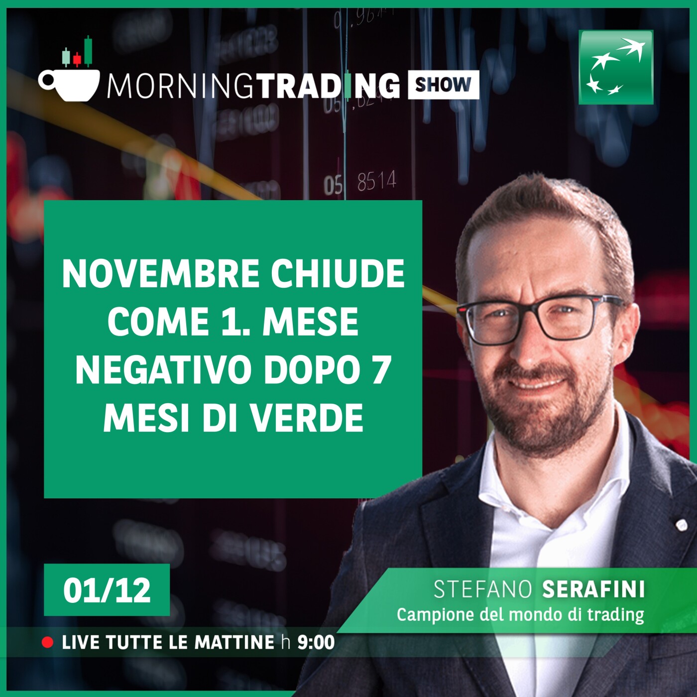Novembre 1. mese rosso dopo 7 mesi di corsa - Morning Trading Show episode artwork