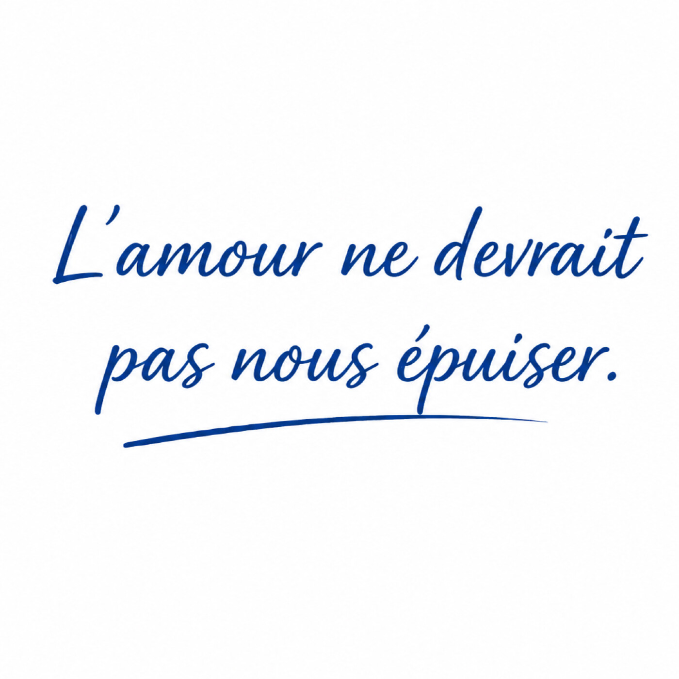 L'amour ne devrait jamais nous épuiser ! episode artwork