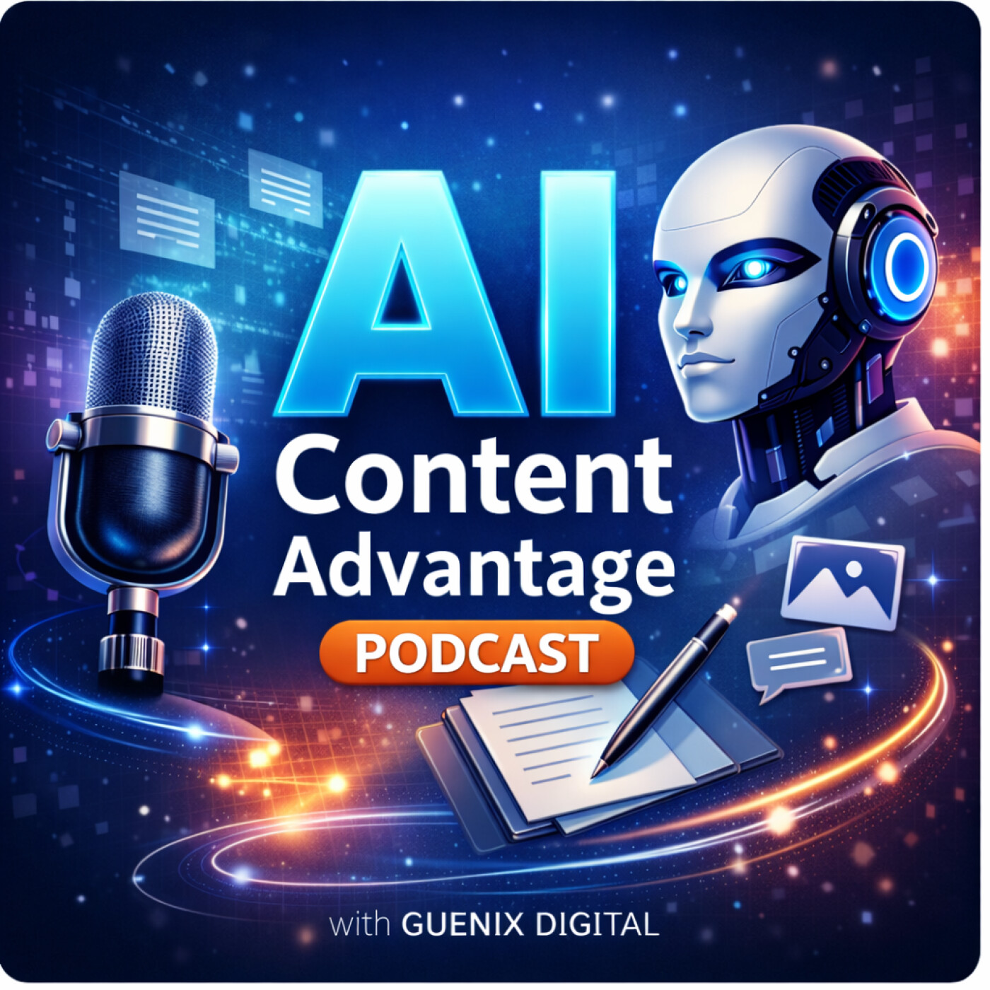 Why AI Supercharges Modern Content Marketing - (AI Content Advantage  E 01) episode artwork