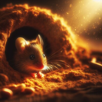 Cesse de vivre comme une souris,  sors du trou de tes certitudes - Archange Raphaël Psaume 44 cover