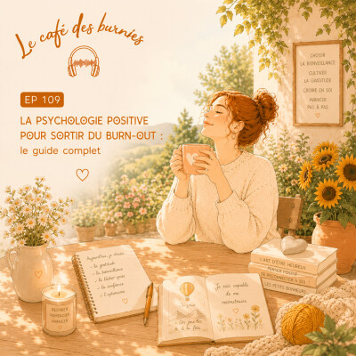 EP 109 LA PSYCHOLOGIE POSITIVE POUR SORTIR DU BURN-OUT : le guide complet cover