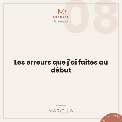 Les erreurs que j'ai faites au début cover