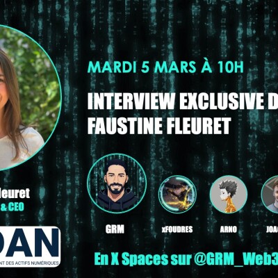 GM MvX #35 - Faustine Fleuret de l’ADAN, xExchange et les airdrops sur MultiversX cover