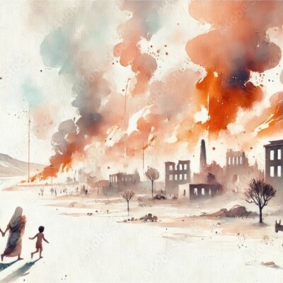 Genèse 19 : 1-22 L'hospitalité de Lot et le jugement de Sodome cover