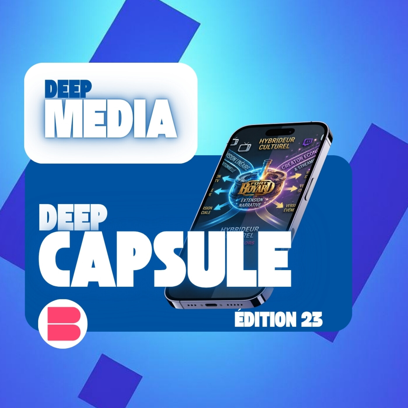 Fort Boyard se lance un (nouveau) défi au-delà de la Télévision 🎙️ Deep Capsule #23 - Deep Media 🎧 episode artwork