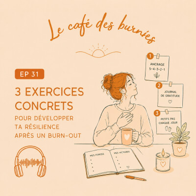 EP 31: 3 EXERCICES CONCRETS POUR DÉVELOPPER TA RÉSILIENCE APRÈS UN BURN-OUT cover