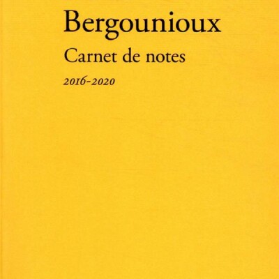 Carnet de notes : 2016-2020 cover