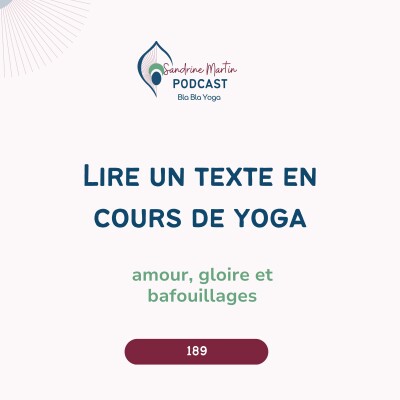 189. Lire un texte en cours de yoga : amour, gloire et bafouillages cover