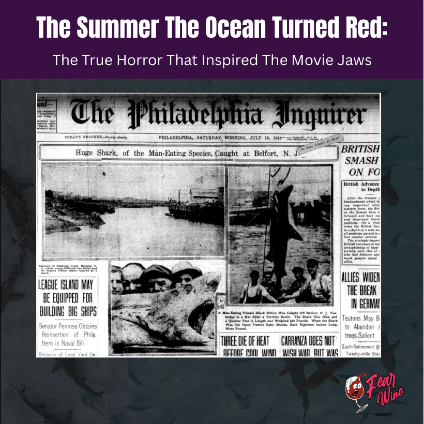 The Summer The Ocean Turned Red: The True Horror That Inspired The Movie Jaws episode artwork