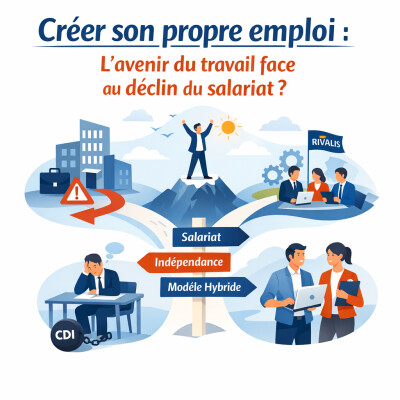 Créer son propre emploi : L'avenir du travail face au déclin du salariat ? cover