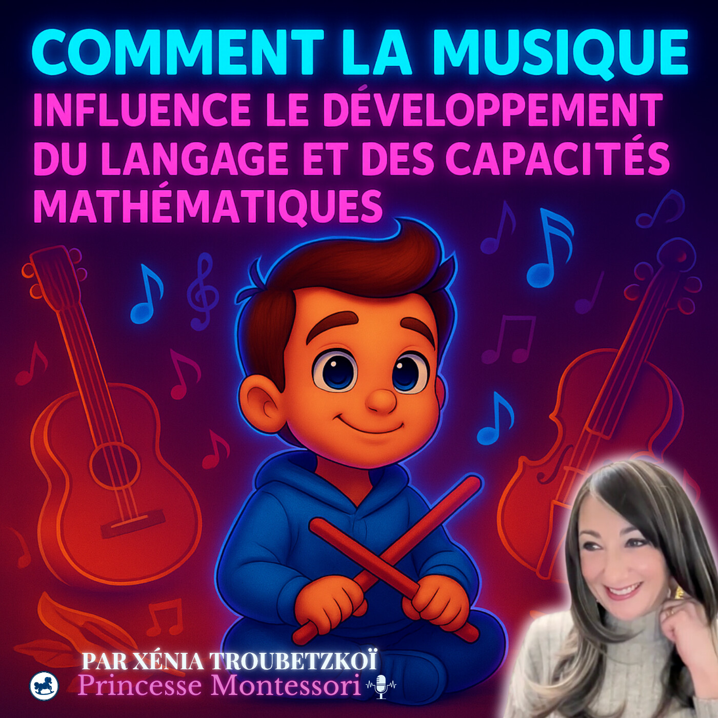 Intégrer la Musique dans l'éducation Montessori : Astuces pour épanouir l'autonomie et le Bien-Être de l'enfant episode artwork