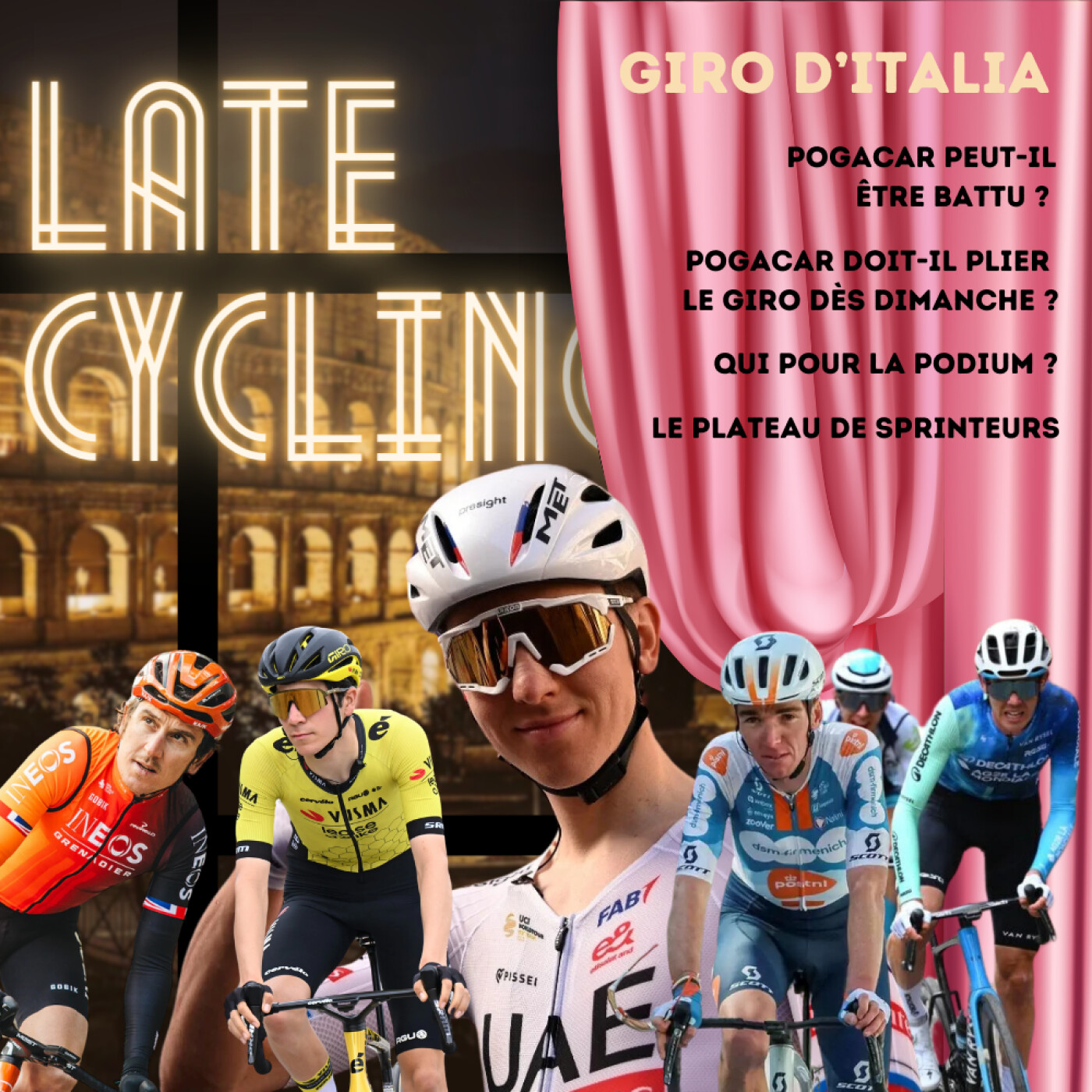 LATE CYCLING #95 | GIRO D'ITALIA (+Tour de Romandie) episode artwork