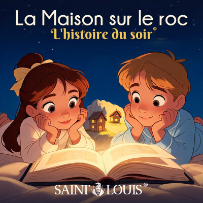 La Maison sur le roc : la Bible pour enfants racontée par Louise et Joseph, histoire du soir en famille cover