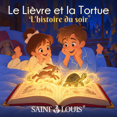 Le Lièvre et la Tortue, fable de La Fontaine : histoire du soir pour enfants cover