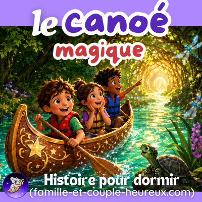 Aventure en canoë rivière secrète 🛶 Histoire pour s'endormir Enfant | animaux 🌙 Patricia Histoires cover