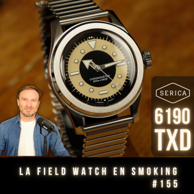 #155 Nouvelle Serica 6190 TXD : La Field Watch à l'aise en toutes circonstances. cover