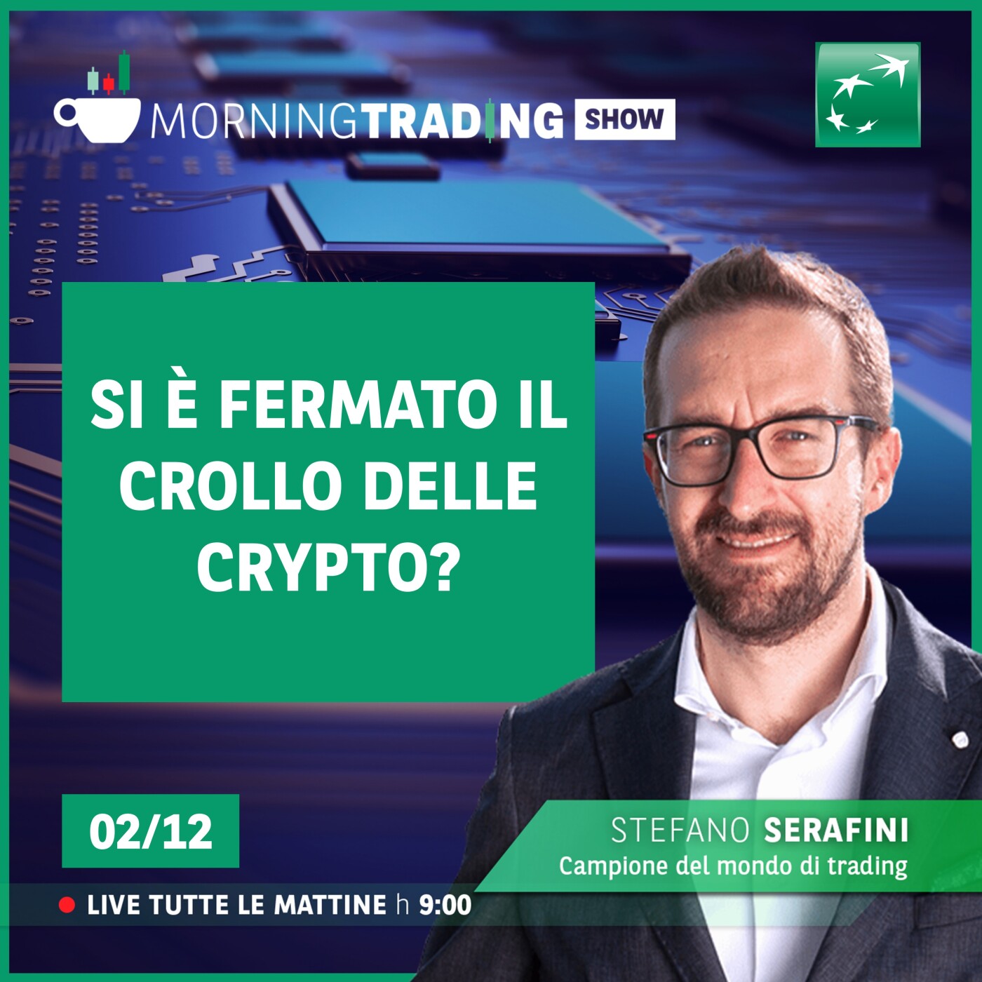 Si è fermato il crollo delle Crypto? - Morning Trading Show episode artwork