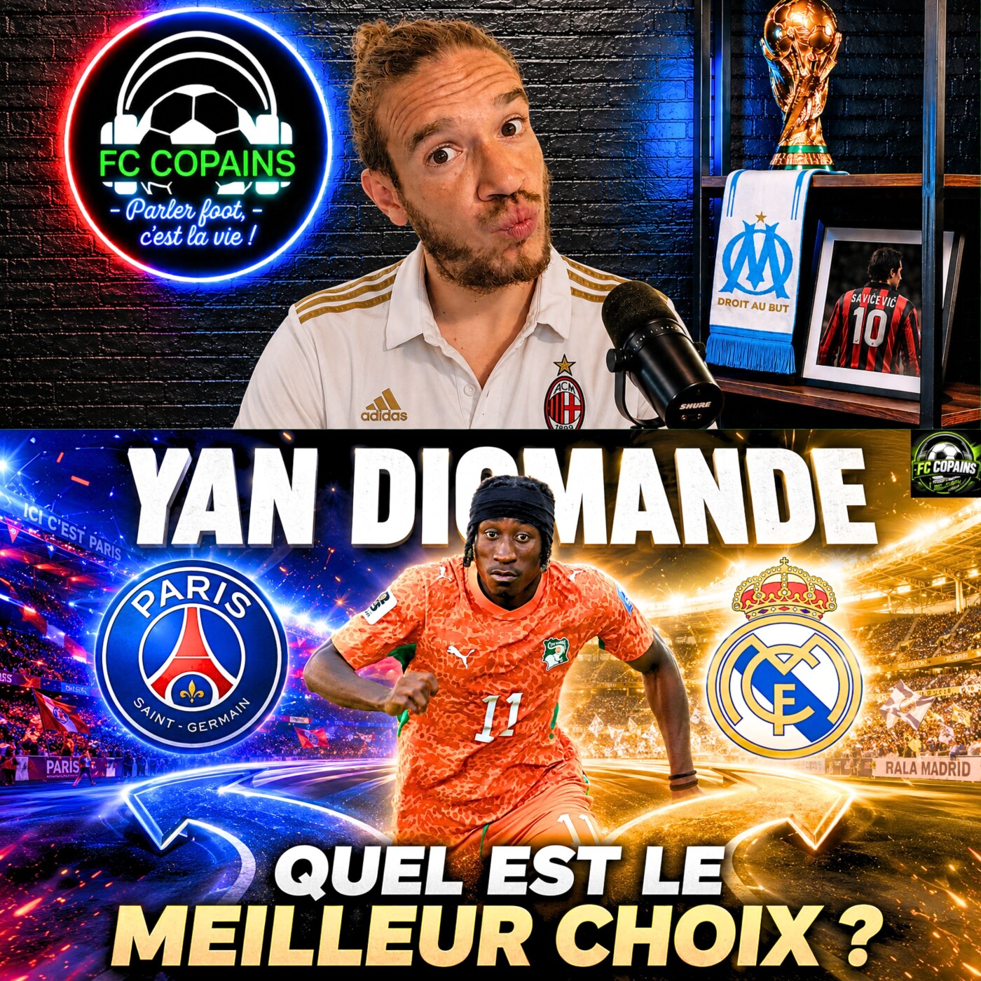 Débat Mercato - Quel club doit choisir Yan Diomande ? Real Madrid ou PSG