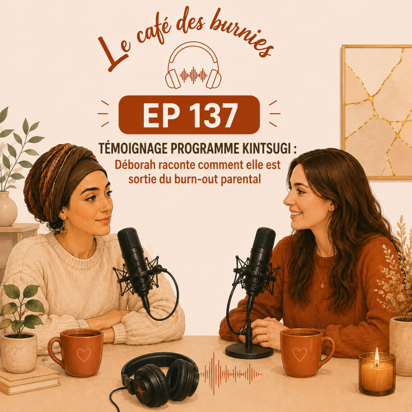 EP 137 TÉMOIGNAGE PROGRAMME KINTSUGI : Déborah raconte comment elle est sortie du burn-out parental