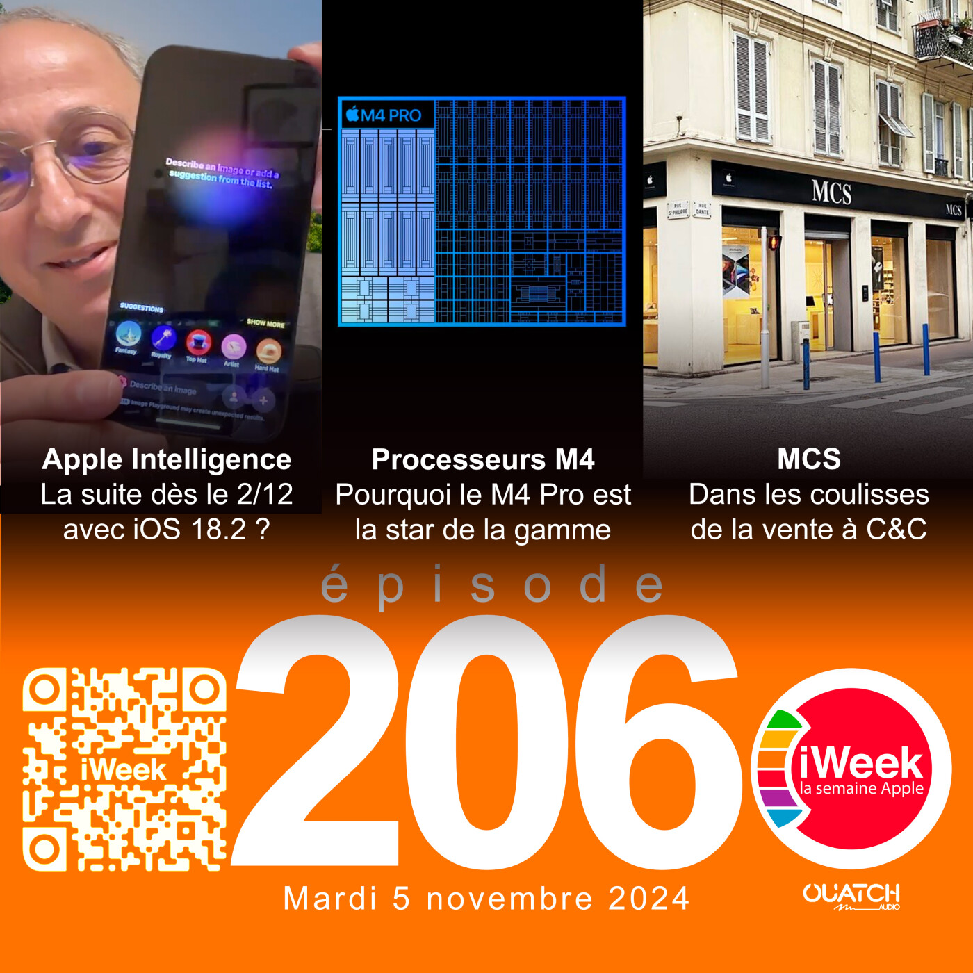 cover of episode iOS 18.2 le 2 décembre ? + M4 Pro, il a tout pour lui