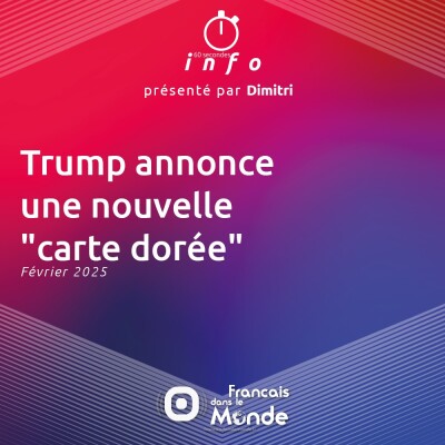 Trump annonce une nouvelle "carte dorée" cover