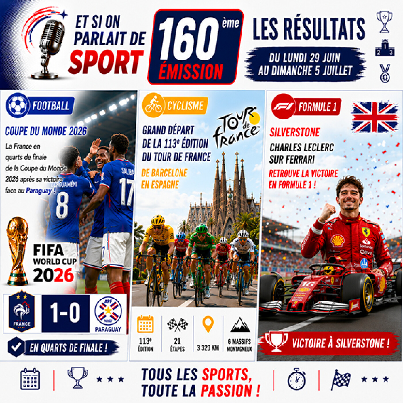 Et si on parlait de sport - Émission - N°160 Résultats episode artwork