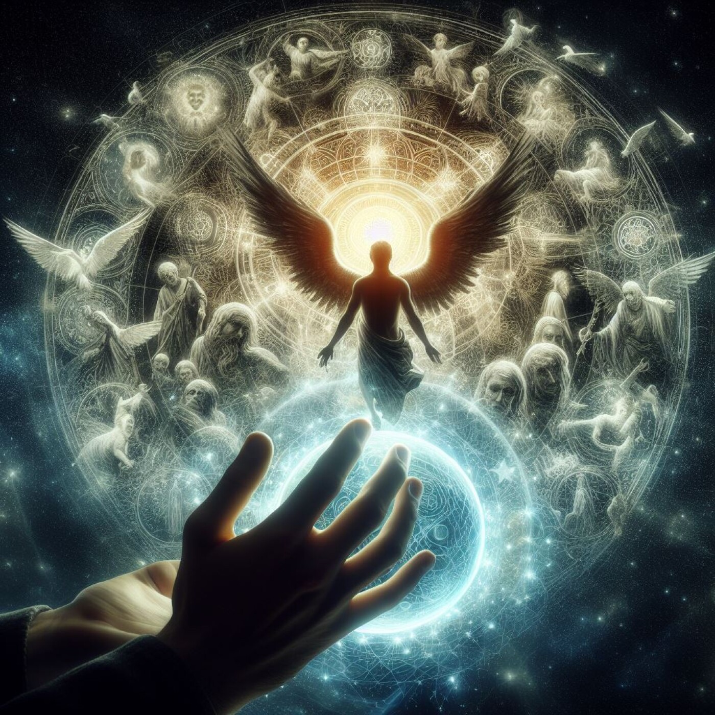 Si vous vous arrêtez aux formes extérieures, l’invisible demeurera inexistant - Archange Raphaël Psaume 88