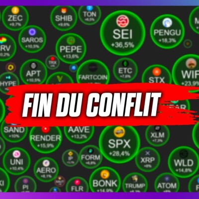 🚨 FIN du CONFLIT et décollage des CRYPTOS et de BITCOIN cover