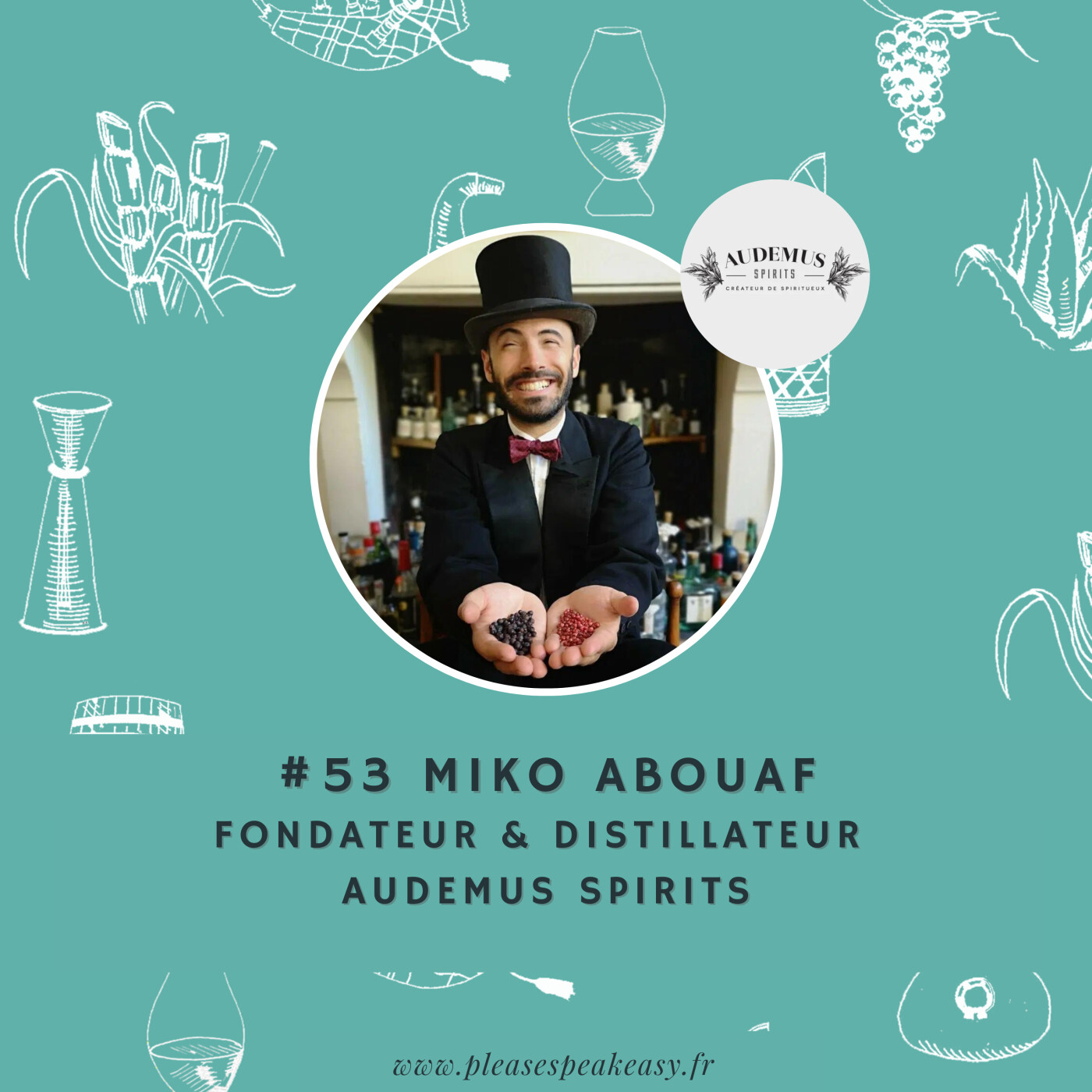 #53 Audemus Spirits - Itinéraire d’un artiste du monde des spiritueux, avec Miko Abouaf episode artwork