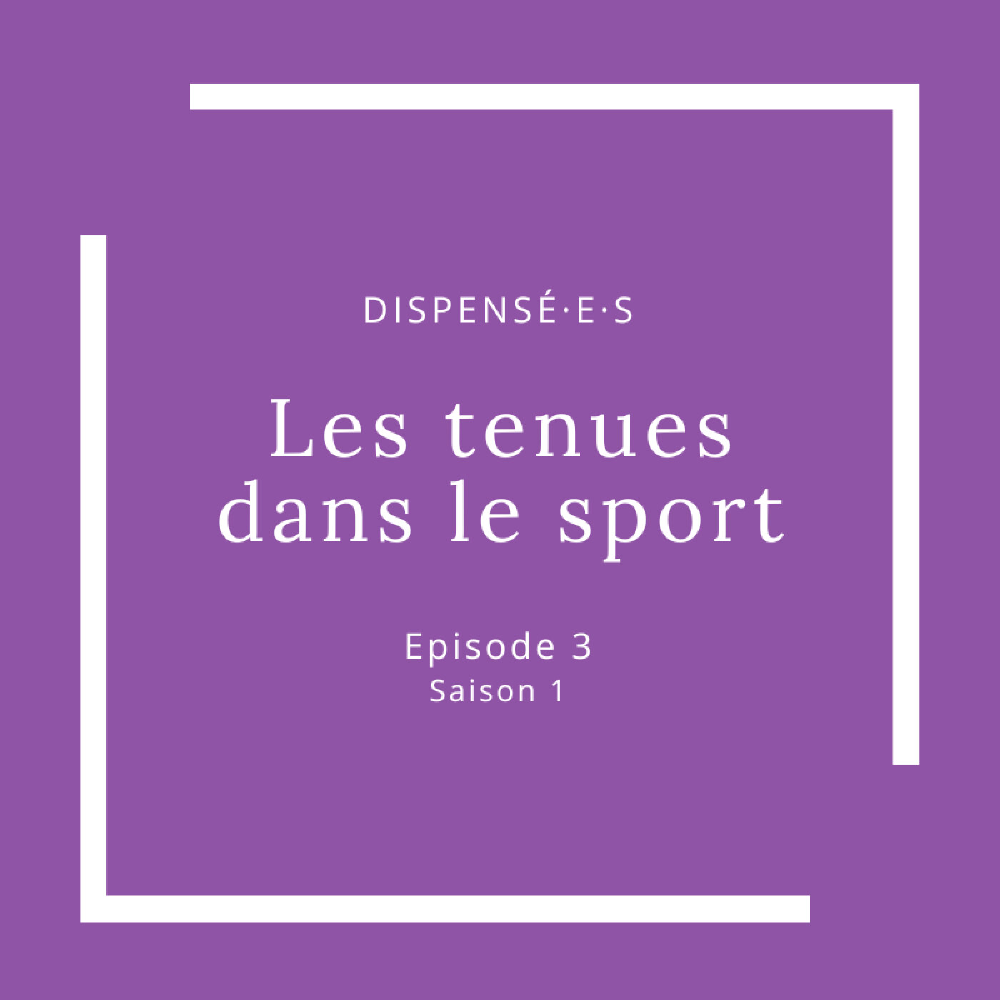 Les tenues dans le sport