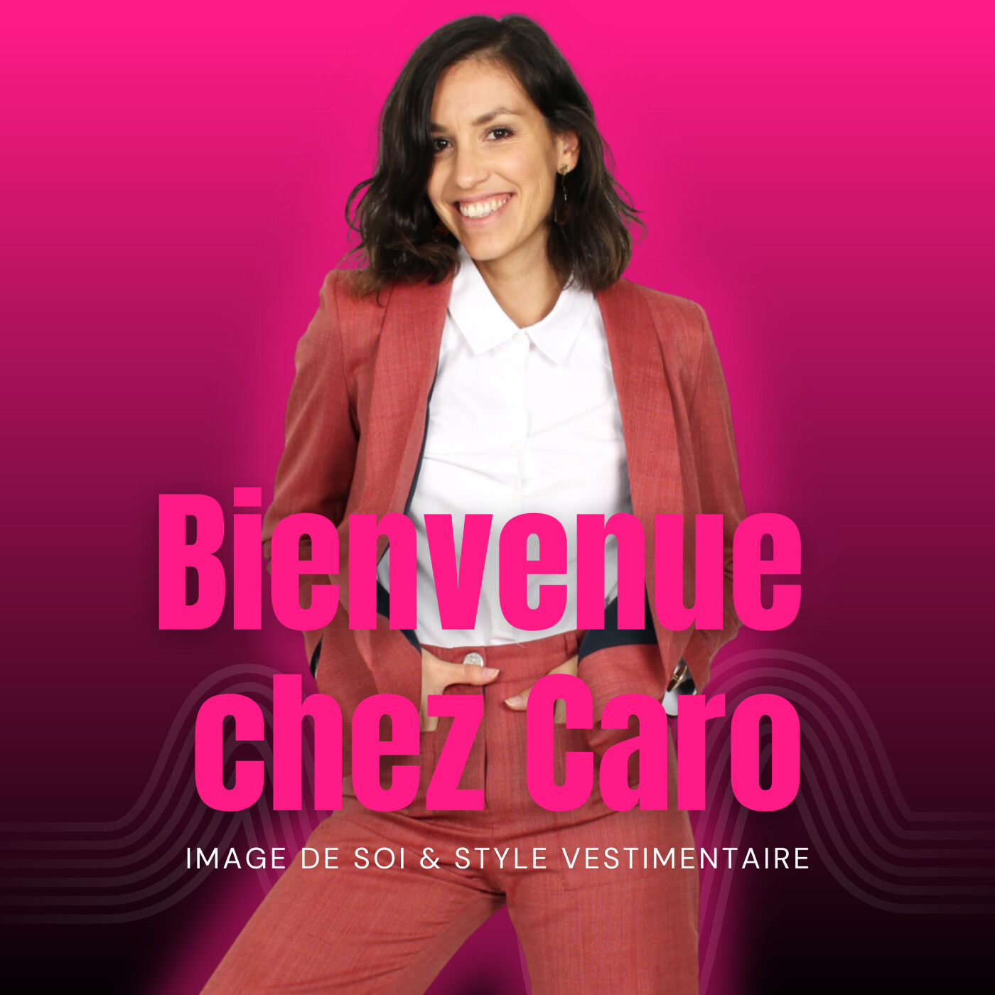Illustration du podcast Bienvenue chez Caro | Image de soi, style, confiance & acceptation du corps