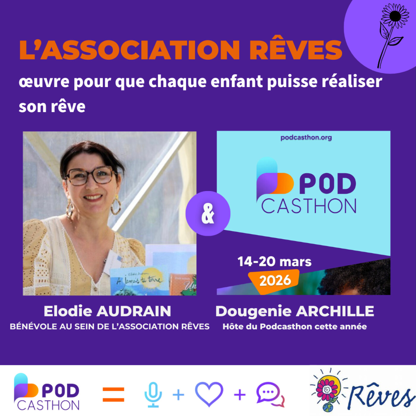 L'Association Rêves oeuvre pour réaliser le rêve des enfants malades [Episode 1 spécial Podcasthon 2026]