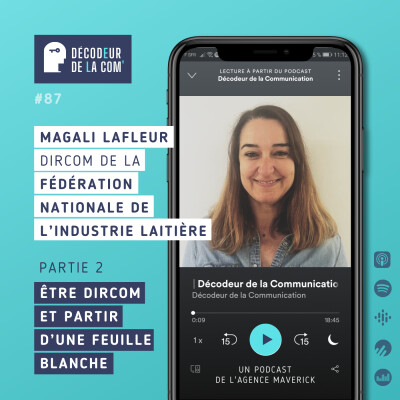 Etre Dircom et Partir d'une Feuille Blanche | Magali Lafleur, directrice communication de la Fnil | Ep 87 cover