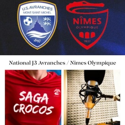 Episode 184 -SagaCrocos -Avranches / Nîmes Olympique. cover