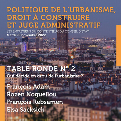 Politique de l’urbanisme, droit à construire et juge administratif - TR N°2 cover