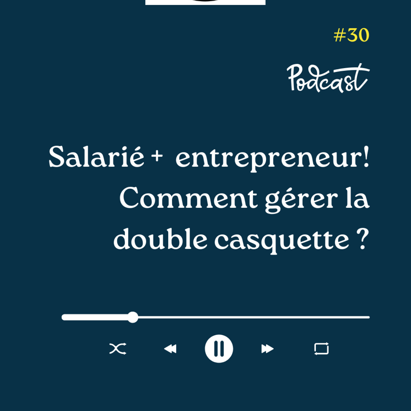 3 Minutes Pour Entreprendre #30 - Salarié(e) & Projet Entrepreneurial - Comment Gérer La Double Casquette episode artwork