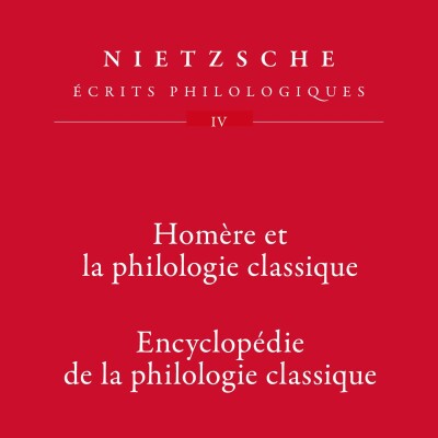 Friedrich Nietzsche - Homère et la Philologie classique cover