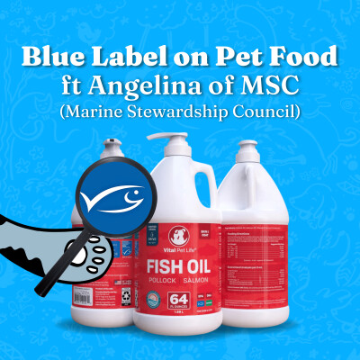 The Blue Fish Label on Pet Food ft Angelina of Marine Stewardship Council (MSC) cover