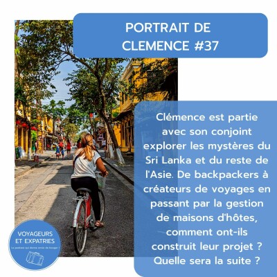 Portrait #37 - Clémence x Un passeport en cavale - De backpackers à The Green Walk Tours Agency cover