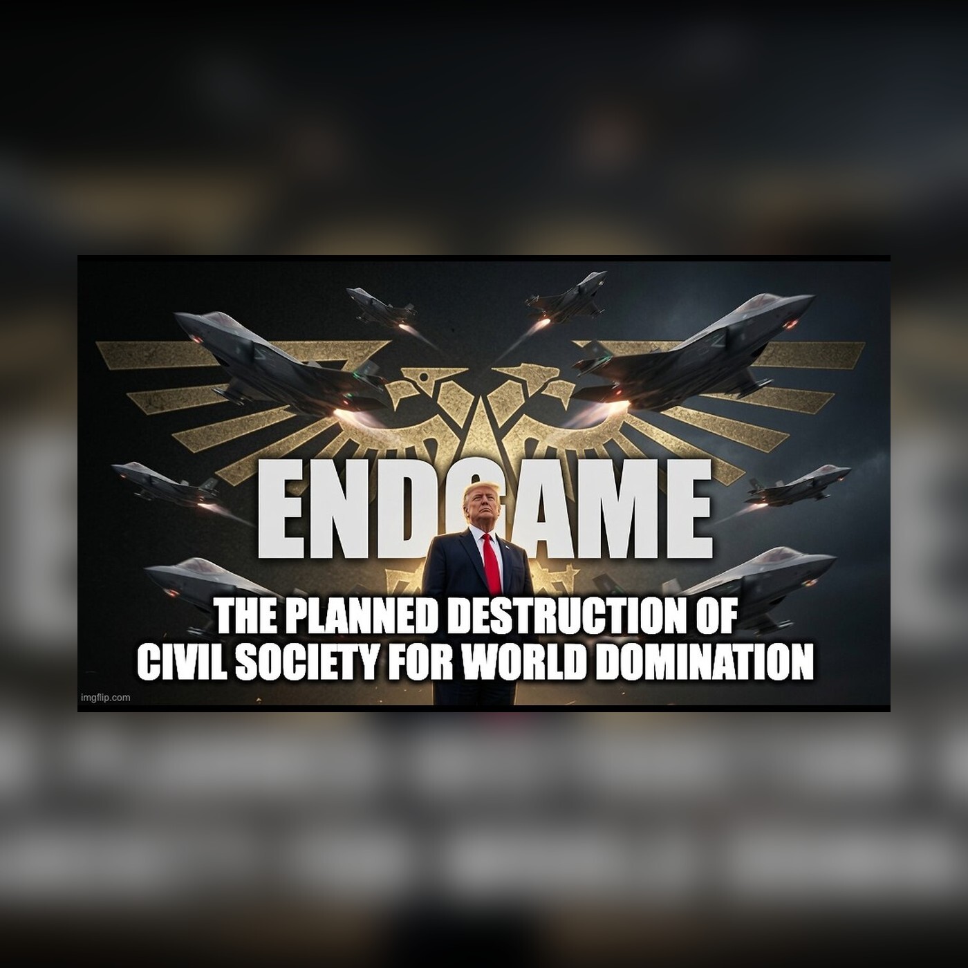 The destruction of CIVIL SOCIETY as a requisite to WORLD DOMINATION episode artwork