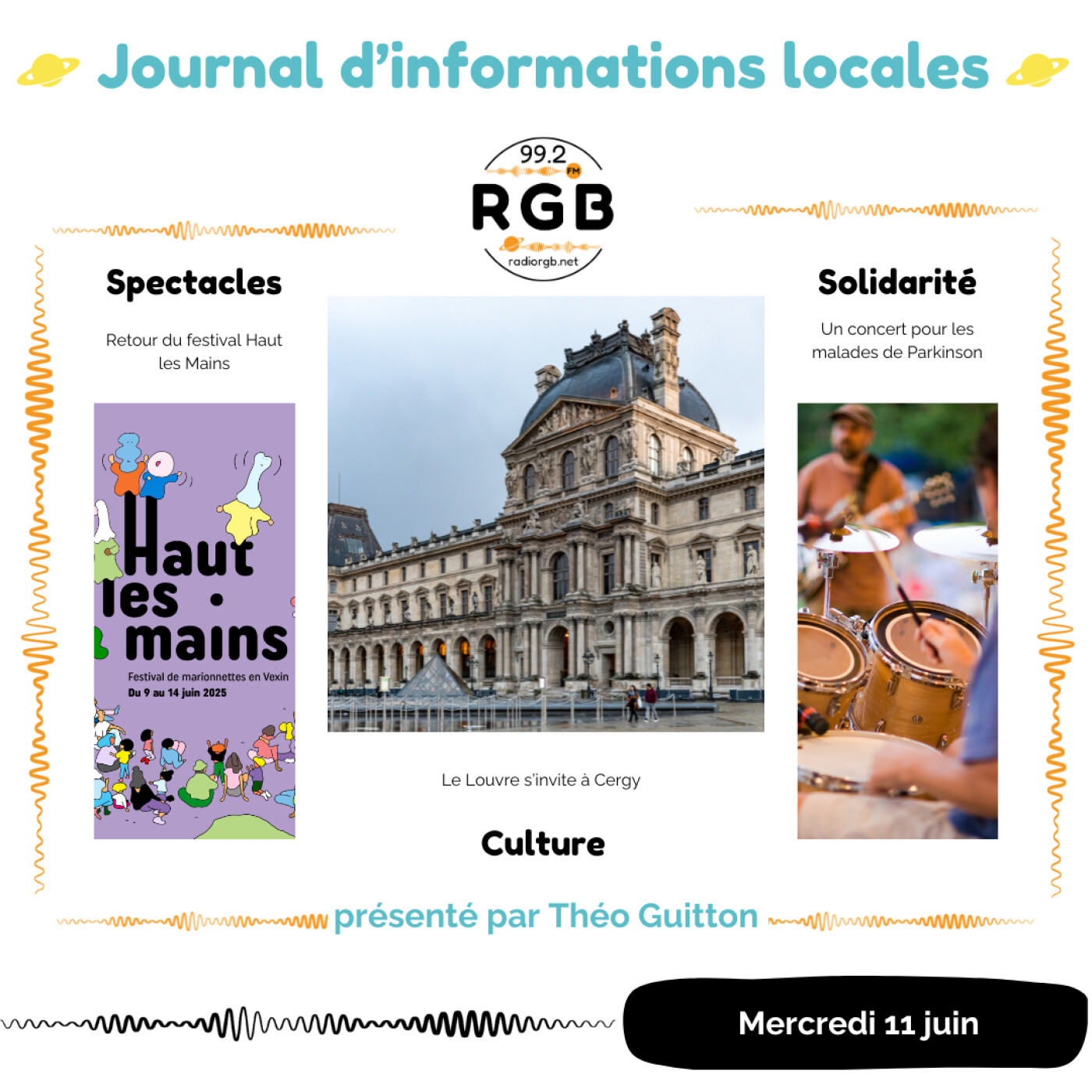 Le journal d\'informations locales - Radio RGB Cergy-Pontoise