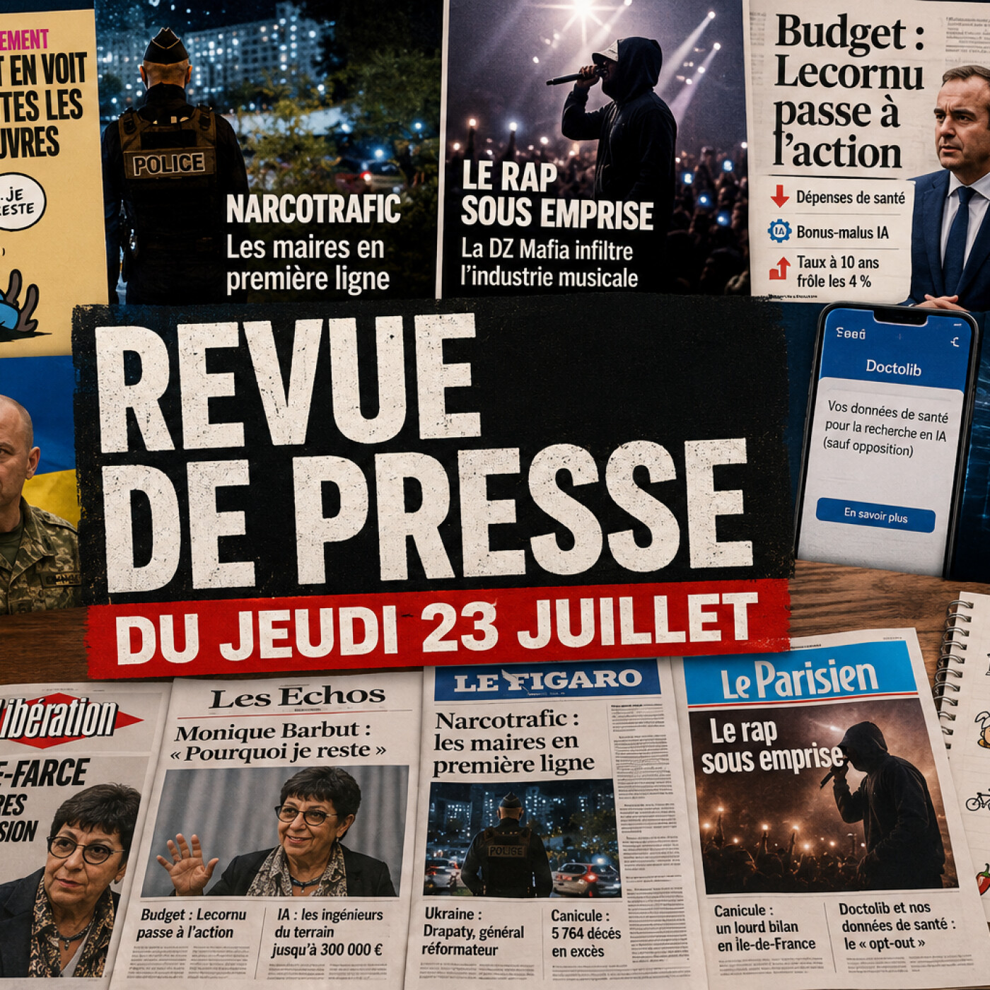 Revue de presse du 23 juillet episode artwork