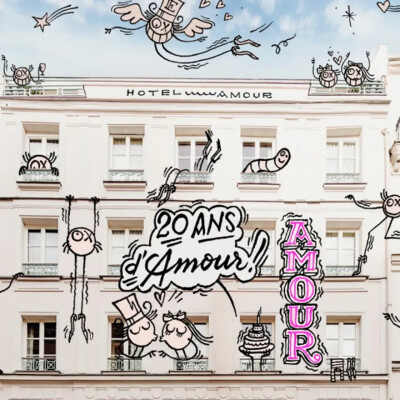 HÔTEL AMOUR : 20 ANS DE FÊTE, ENTRE PARIS ET LA MÉDITERRANÉE cover