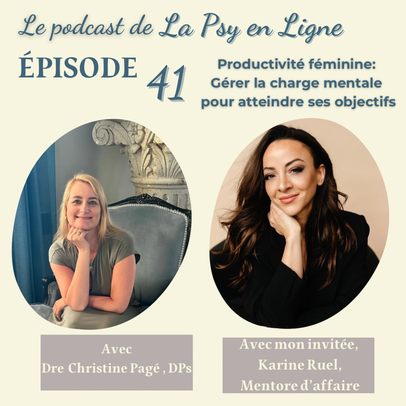 Le Podcast de la Psy en ligne- Psychologie et charge mentale